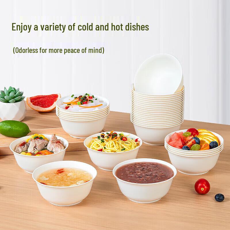 Temeiju Eco-Friendly Disposable Corn Starch Bowls