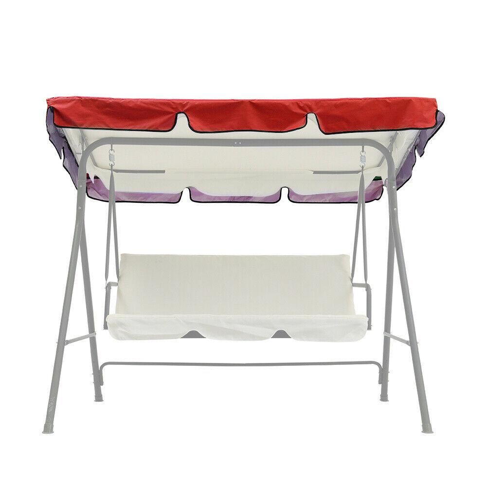 Сменный навес для качелей, 2/3-местного гамака, крышка, верхняя часть, открытый сад