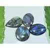 35X35-30X45MM Natural Multi Labradorite Mix Cabochon Loose Gemstone 4Pcs Lot LL-957