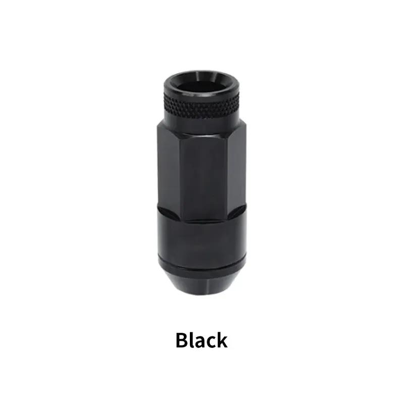 20pcs Car Wheel Lug Nuts Extended Tuner Aluminum Racing Modification Lug Nuts Steel Wheel Nuts M12x1.5 M12x1.25 Car Accessories