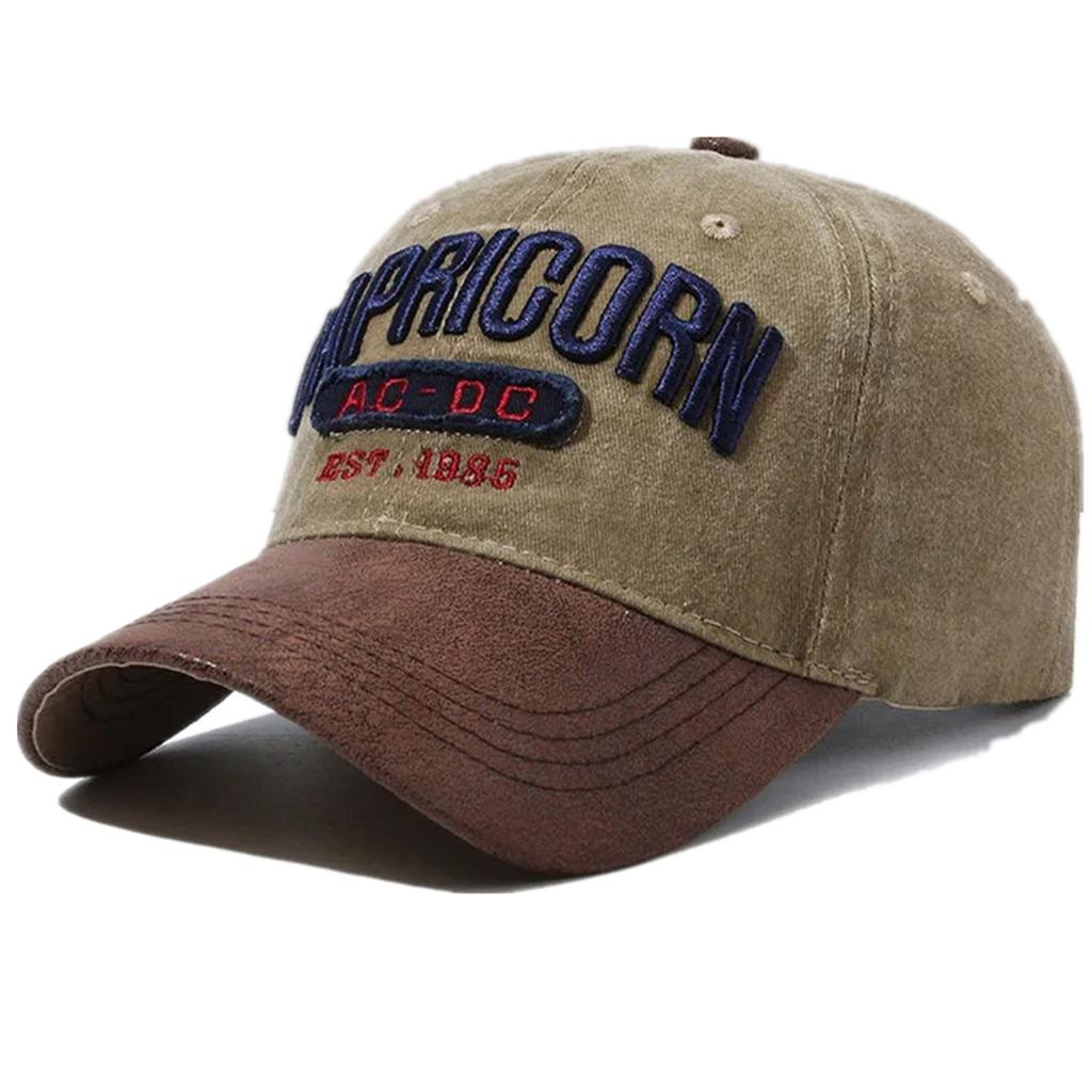 Новая кепка унисекс из стираного хлопка с вышитыми буквами AC-DC, бейсбольная кепка для активного отдыха, классические шляпы для женщин и мужчин