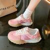 Новая осенне-зимняя повседневная универсальная студенческая спортивная обувь для бега для женщин с сочетанием цветов