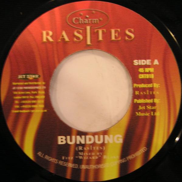 7-дюймовая пластинка RASITES Bundung CRT918 Charm UK Reggae Ska Dub Б/у