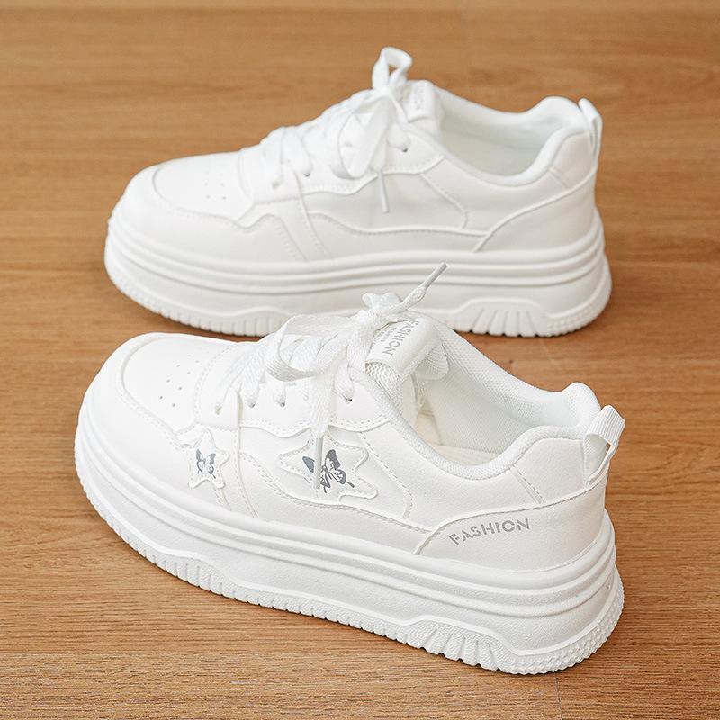 Spring and Autumn new ins trendy lace-up platform student sports and leisure shoes MR