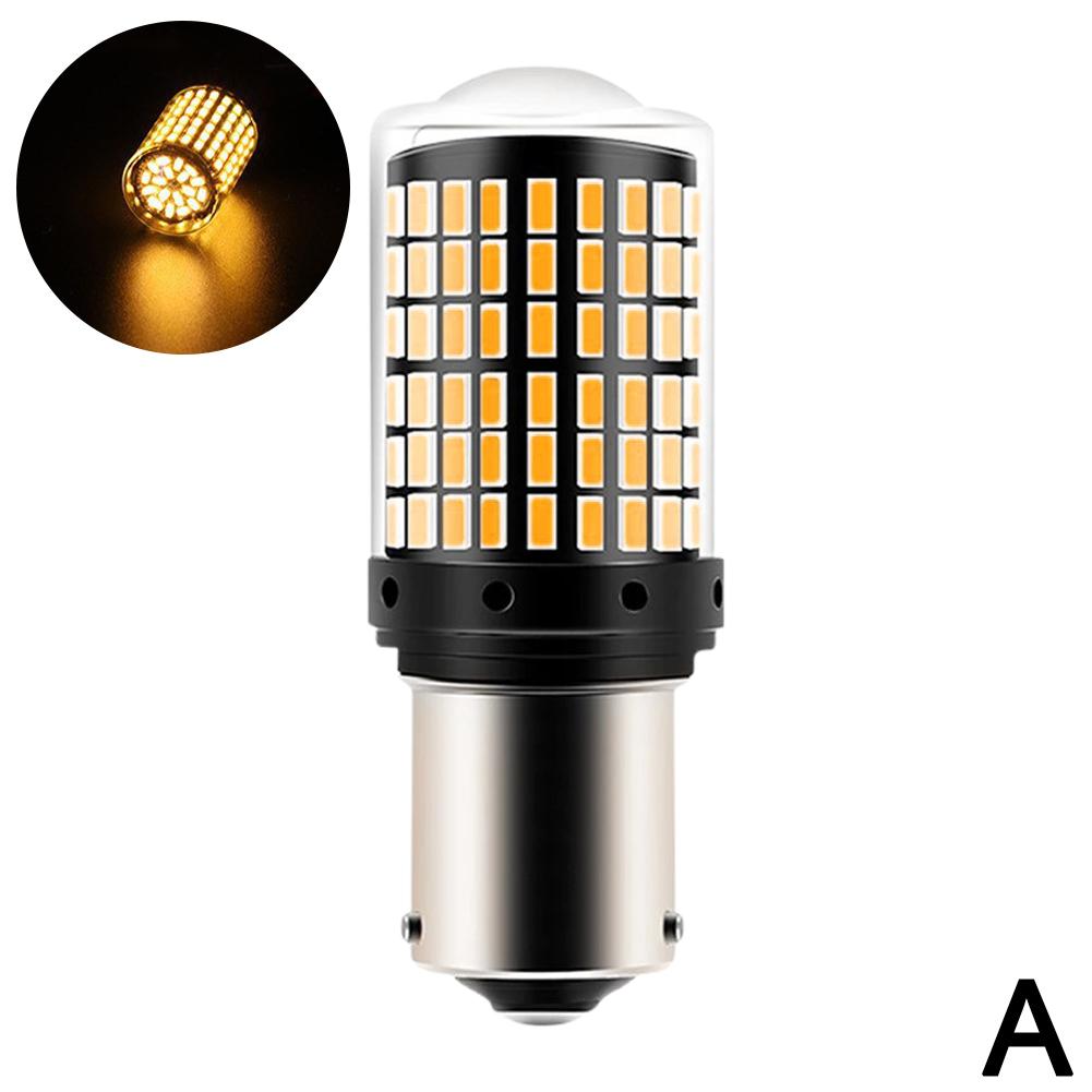 1pc Auto BAU15S 7507 Turn Signal Light PY21W 5009 No Turn Bulb Led Blinker Bulb Amber 18W 24V 1 H7H0