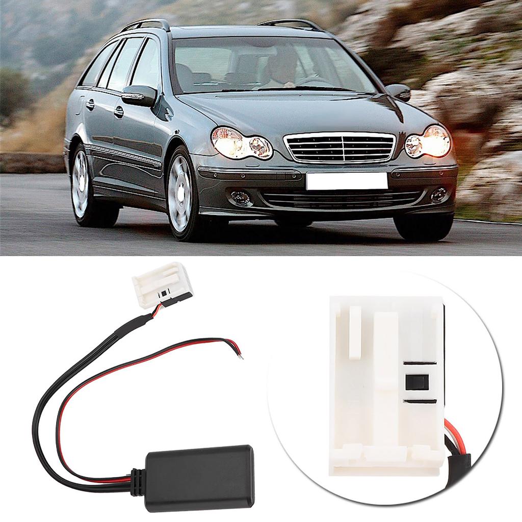 12-контактный адаптер Bluetooth Aux аудиокабель подходит для Mercedes Benz