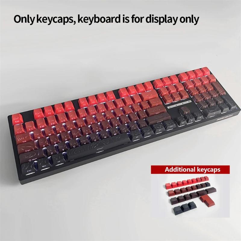 Xiaomi 2025 Super Contour PBT Колпачки Клавиш Боковая Свечение Механическая Клавиатура Оригинальная Заводская Высота для 61/68/75/84/87 Клавиш Игровая Клавиатура