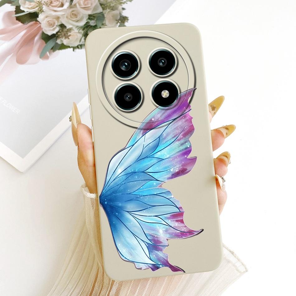 Для Realme 13 Pro 13Pro+ Милый Кот Цветок Мультяшный Чехол для Телефона Для Realme 13Pro Plus 5G Ударопрочные Мягкие Силиконовые Чехлы Бамперы