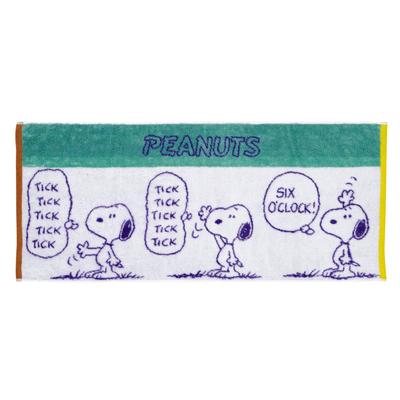 Полотенце Nishikawa Snoopy Face Super Made in PN5655TW, 34x80см, Стираемое, 100% хлопок, Время, Япония, Имабари, Белый, XT25136661,