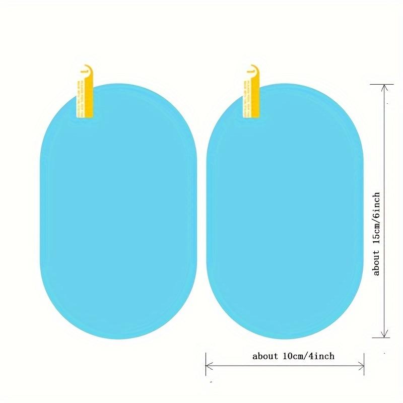 2 шт., защитная пленка для зеркала заднего вида автомобиля, прозрачная защитная пленка для окон автомобиля, защита от дождя, водонепроницаемые стеклянные наклейки