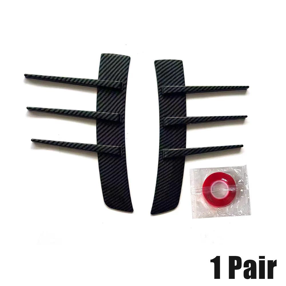 2pcs Universal Car Leaf Panels Modified Decoration Stickers Car Side Fender Vent Shark Gills Styling Stickers Car Accessories