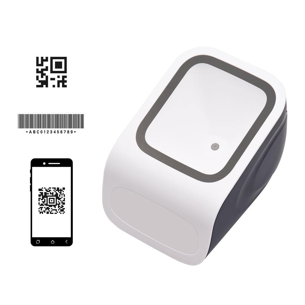 1D 2D QR Desktop Barcode Scanner Platform Hands-free USB Wired Bar Code Reader Scanner Plug&Play