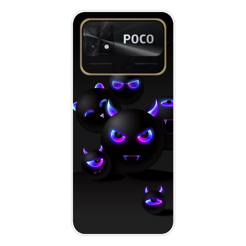 Для Xiaomi Poco C40 C 40 Чехол Мягкая силиконовая задняя крышка Мультяшный чехол для телефона Разнообразие
