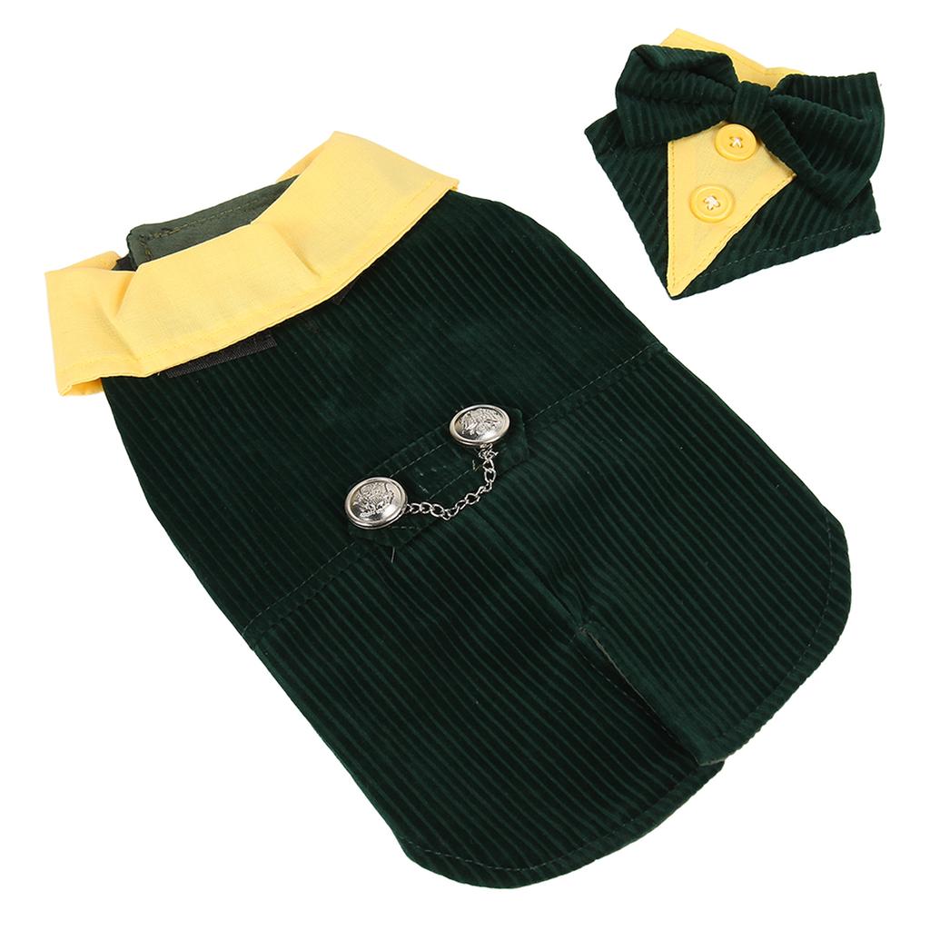 Dog Suit Costume Soft Comfortable Formal Bow Tie Dog Suit for Wedding Party Halloween Birthday Cosplay