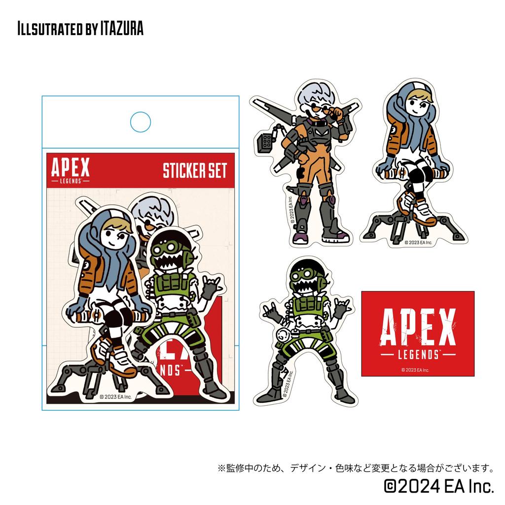 Licensed Apex Legends Deformed Sticker B [Official Product] Die-Cut