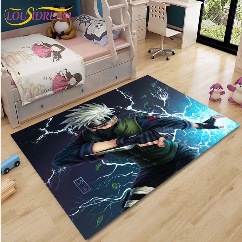 New Cartoon Naruto Carpets Kids Crawling Carpets Living Room Tea Table Mats Bedroom Rug Washable Floor Mats Household Area Mat