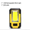 Super Bright LED Work Light Emergency Light Magnetic Auto Repair Light USB Rechargeable Flashlight Work Lamp Maintenance Light