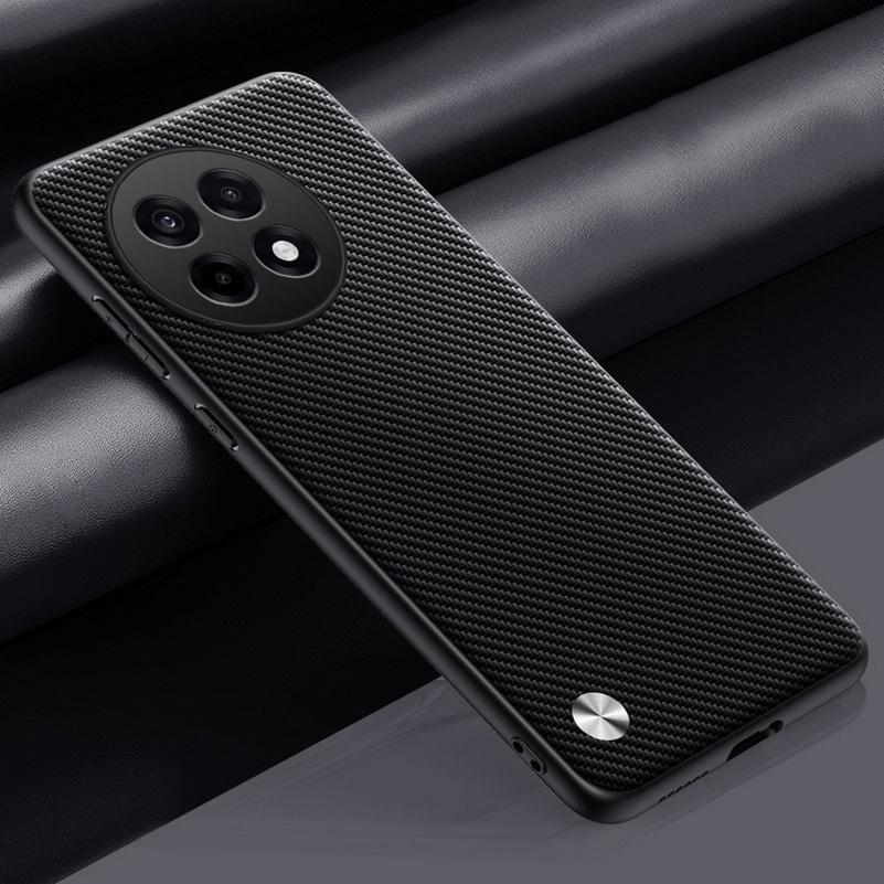 Plain Leather Case For OnePlus 13R 13 12 12R 11 11R 10T OnePlus Ace 5 Pro 3 3V 2 Nord 4 CE 4 3 Lite Hard Camera Protect Cover