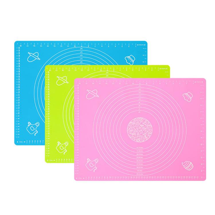 Cooking Dough with Silica Gel Kneading Pad Baking Silica Gel Pad Food-grade Thickening Scale Anti-overflow Heat Insulation Pad