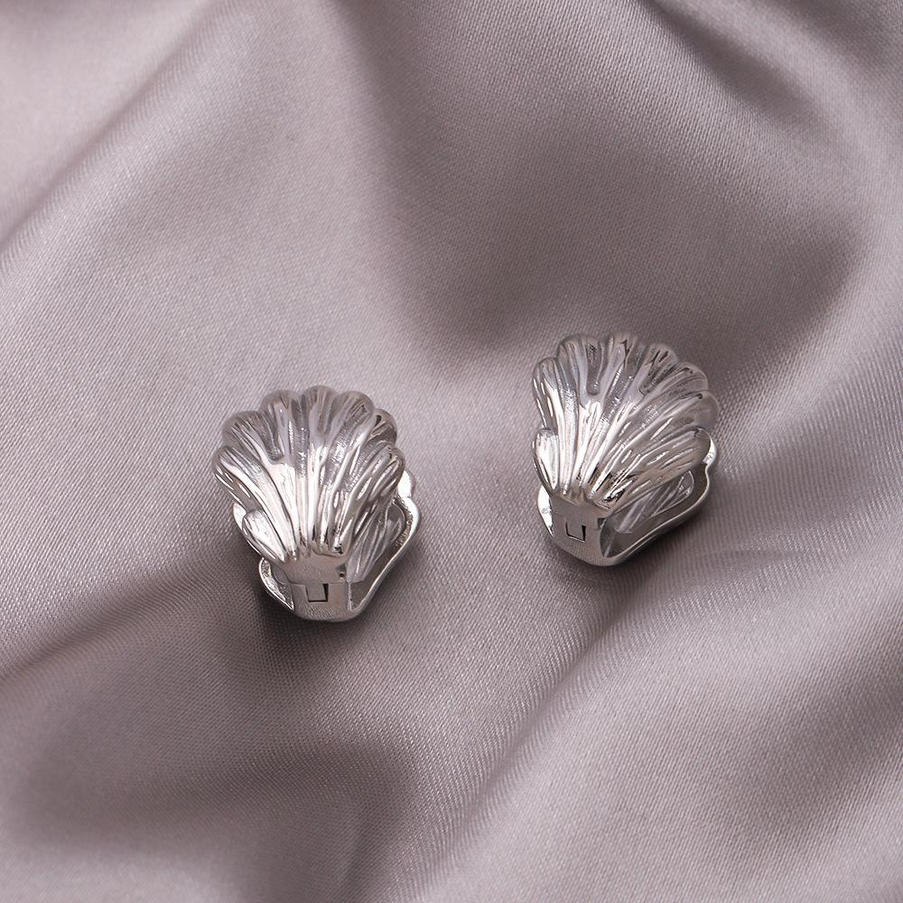 Французские серьги-каффы с циркониевым краем в стиле середины века для женщин - Не тускнеющие, Легкая роскошь, Универсальные серьги