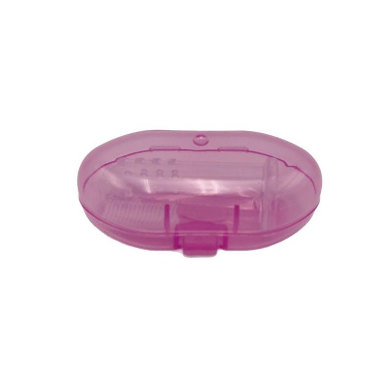 Transparent Silicone Pet Finger Toothbrush Gentle Oral Cleaning Brush For Dog Cat Teeth Plaque Removal