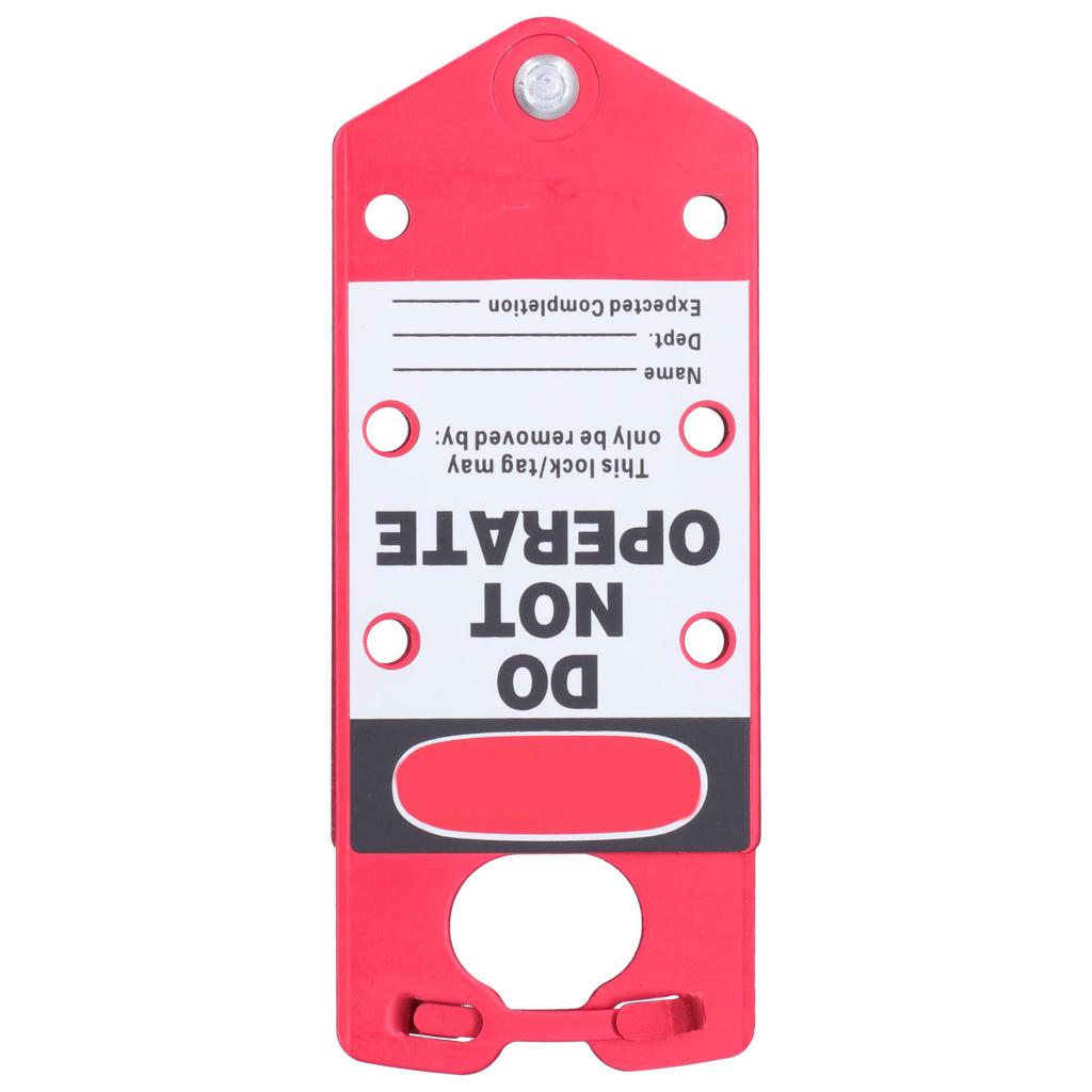 Lockout Hasp Portable Point Controlled Splicing Repeatable Label Porous Lockout Tagout Hasp