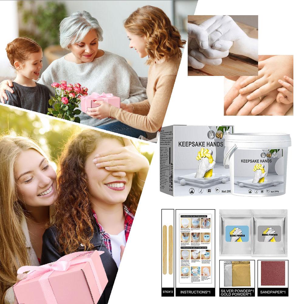 1Set 3D Hand Model Clone Powder DIY Children's Day Day Handmade Day Valentine's DIY Souvenir Mo E8Z5