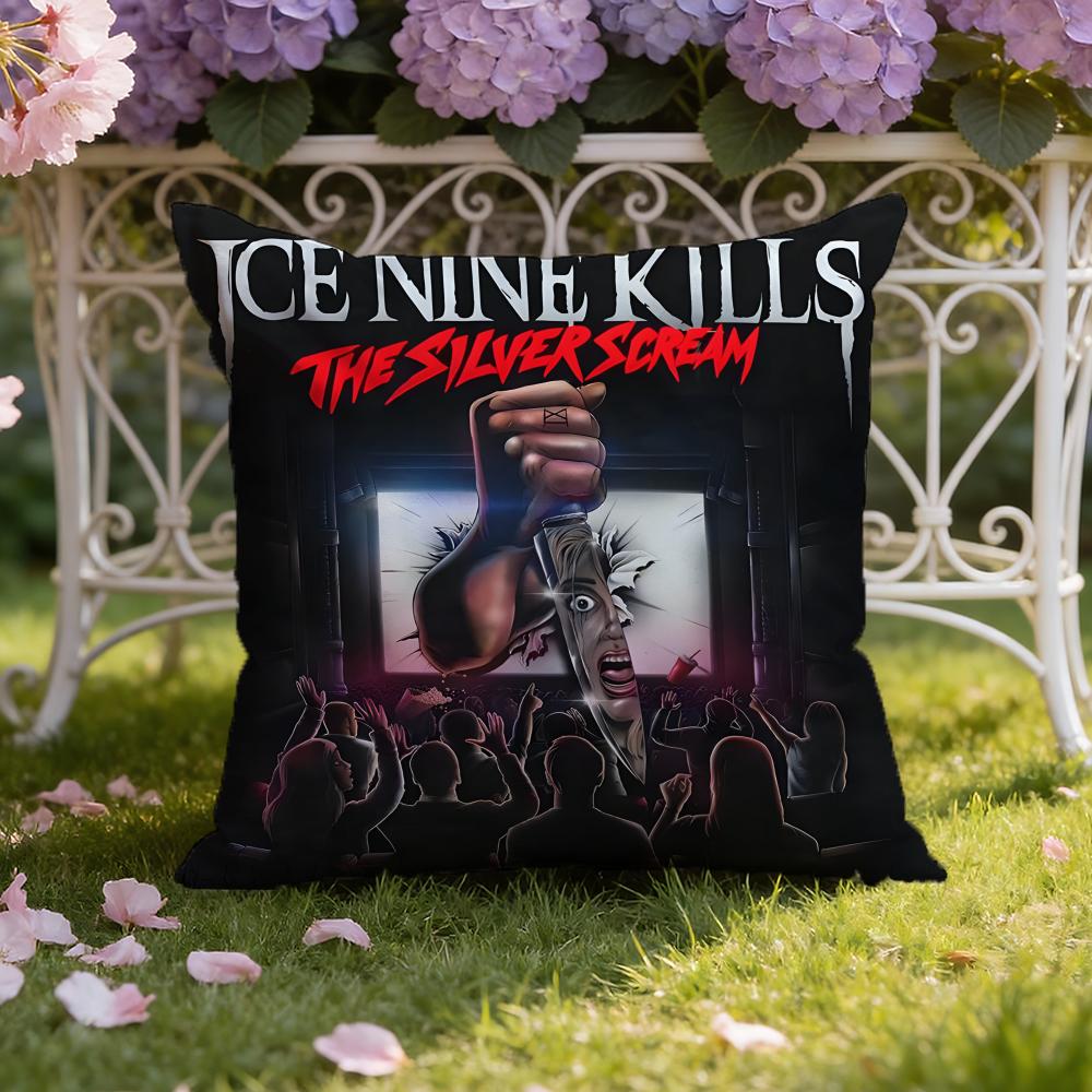 Band I-Ice N-Nine K-Kills Cushion Cover Home & Car Dual-Scene Pillow Cover: Reversible for Premium Comfort
