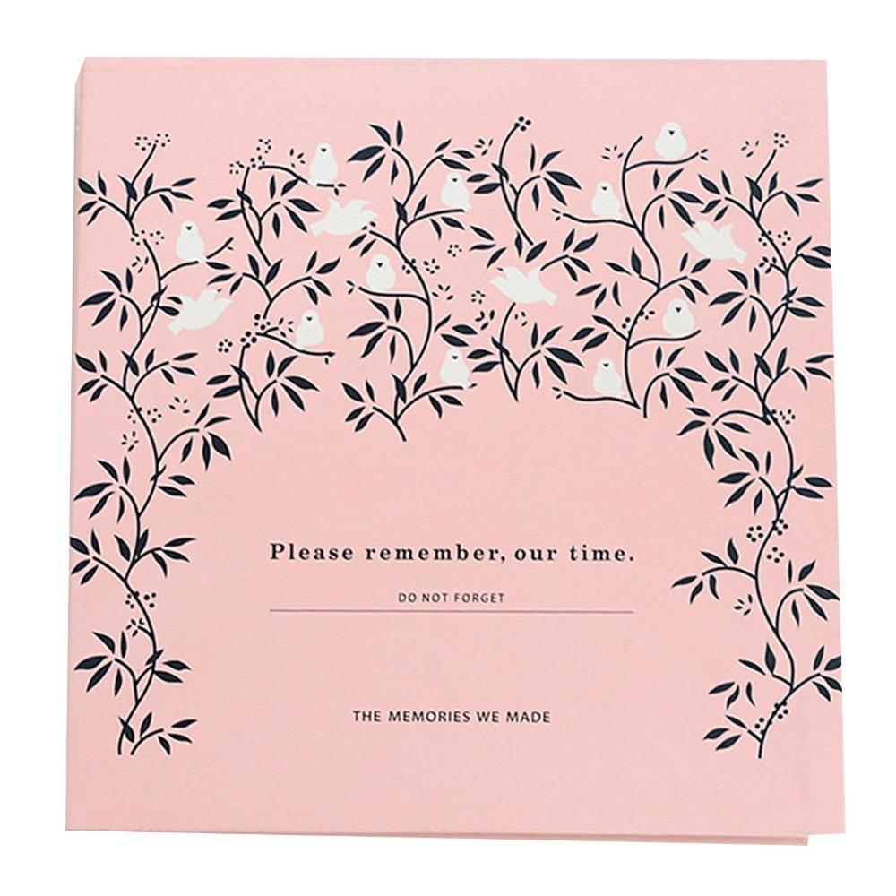 8.94x9.25x1.18in Self Adhesive Photo Album Writable Inner Page Pressed Flower Notebook For Travel