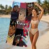 Customizable personalized beach towels Juice WRLD themed designs.Suitable for the beach, yoga, sports;ideal as beach accessories