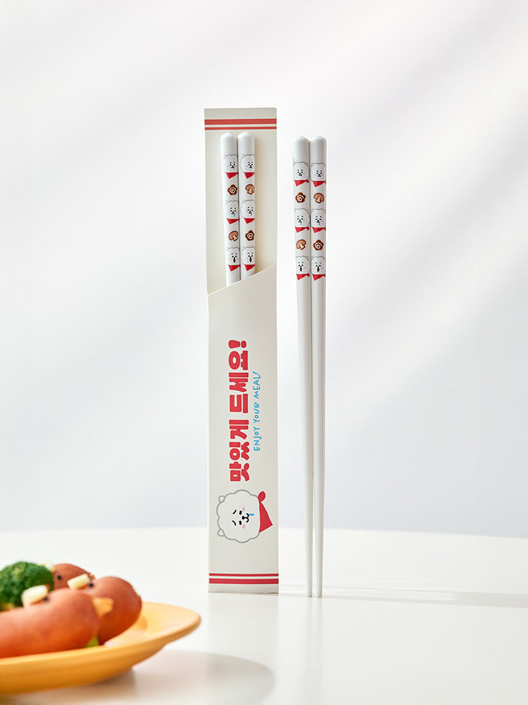 Сувенирные палочки для еды BT21 (ТОЛЬКО КОРЕЯ)- 7 персонажей (КОЯ, Р.Дж., ШУКИ, МАН, ЧИММИ, ТАТА, КУКИ) | Официальный K-Pop Мерч