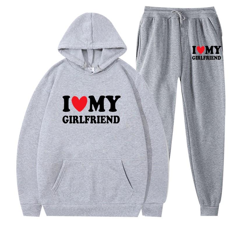 Unisex Oversized Hoodie Sweatshirt With Love Print Teens Casual Fall Winter Wear
