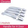 Chrome Handles Cover for Volkswagen VW Sharan Scirocco 1995~2010 Accessories Stickers Car Set Styling 1996 1997 1998 1999