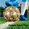 Custom Text Size 5 Soccer Ball, Standard Match Football For OutdoorLittle Nightmares Six Mono