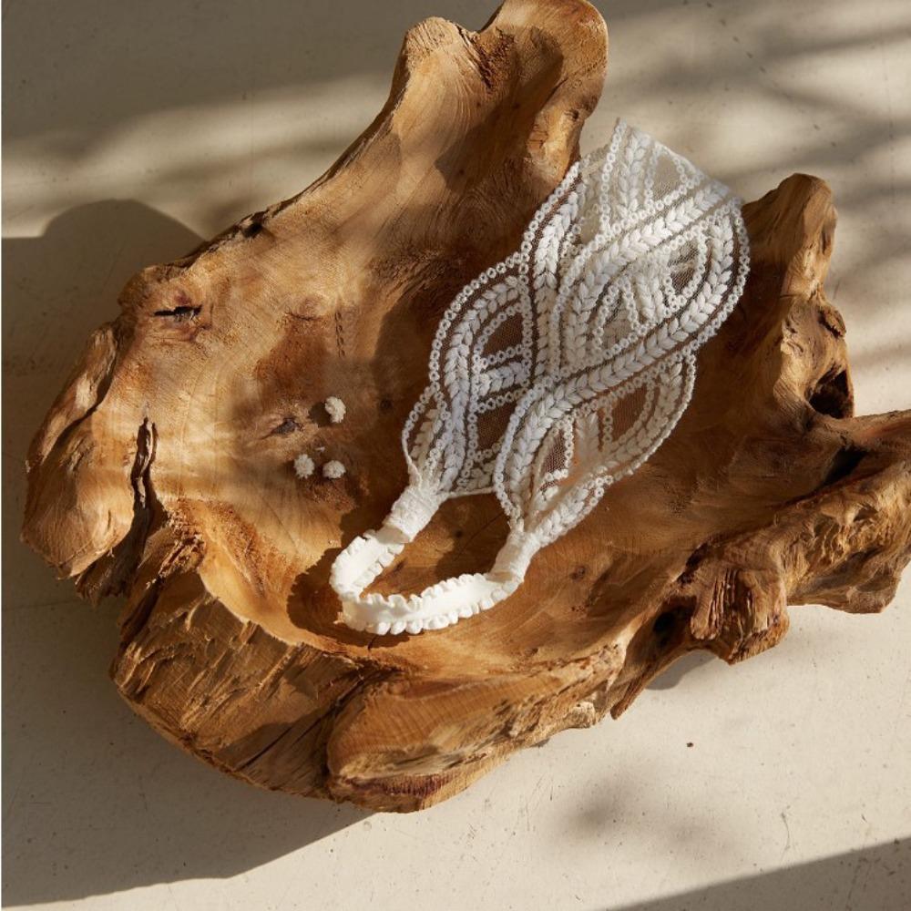 Волна Детская Повязка на Голову Вышитая Эластичная Повязка для Волос Модная Кружевная Детская Повязка на Голову Дети