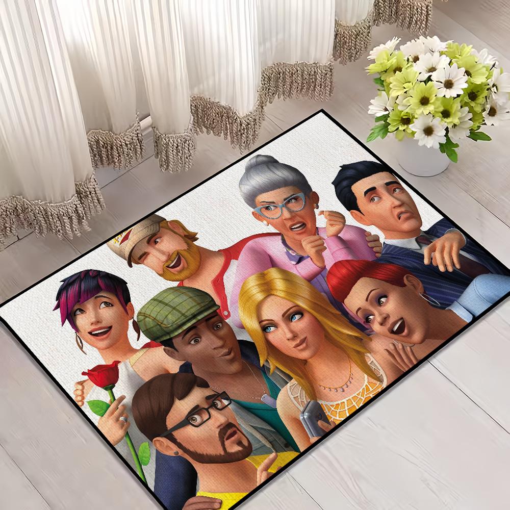 Игра смешное искусство the S-sims 4 маленький ковер Ковер Ковер Домашний Декор Спальня Коврик Прихожая Балкон Ковер Вход Коврик для ног Украшение