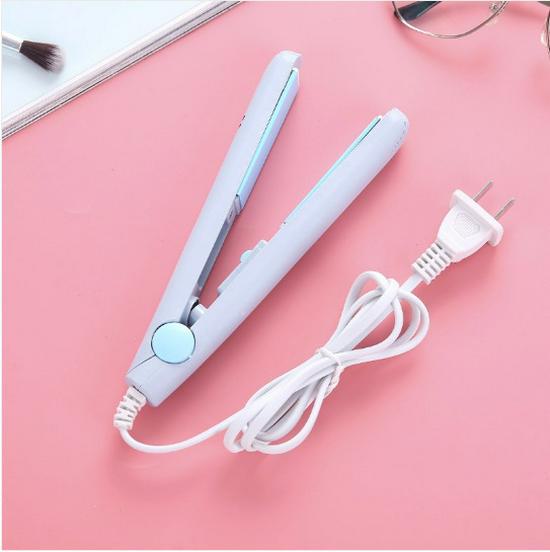 Симпатичные портативные профессиональные щипцы для завивки волос двойного назначения — выпрямление, завивка и создание воздушной челки с помощью щипцов для завивки Splint