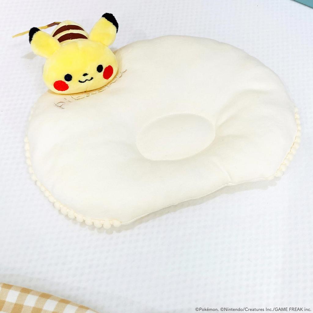 MORIPiLO Morishita Monpoke Детская подушка Покемон Пикачу 24x16 см Детские товары для новорожденных с персонажами покемонов Желтый 4621277