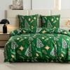 Christmas bedding set, cotton satin, 160x200 cm, pillowcases, Christmas tree, bubbles