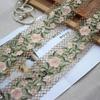 1Y Ichki Gullar Yuqori Sifatli Venetsiya Dantel Matosi DIY Qo'lda Yasalgan Dantel Aksessuarlari To'qimachilik Matolari Kengligi 9.5SM