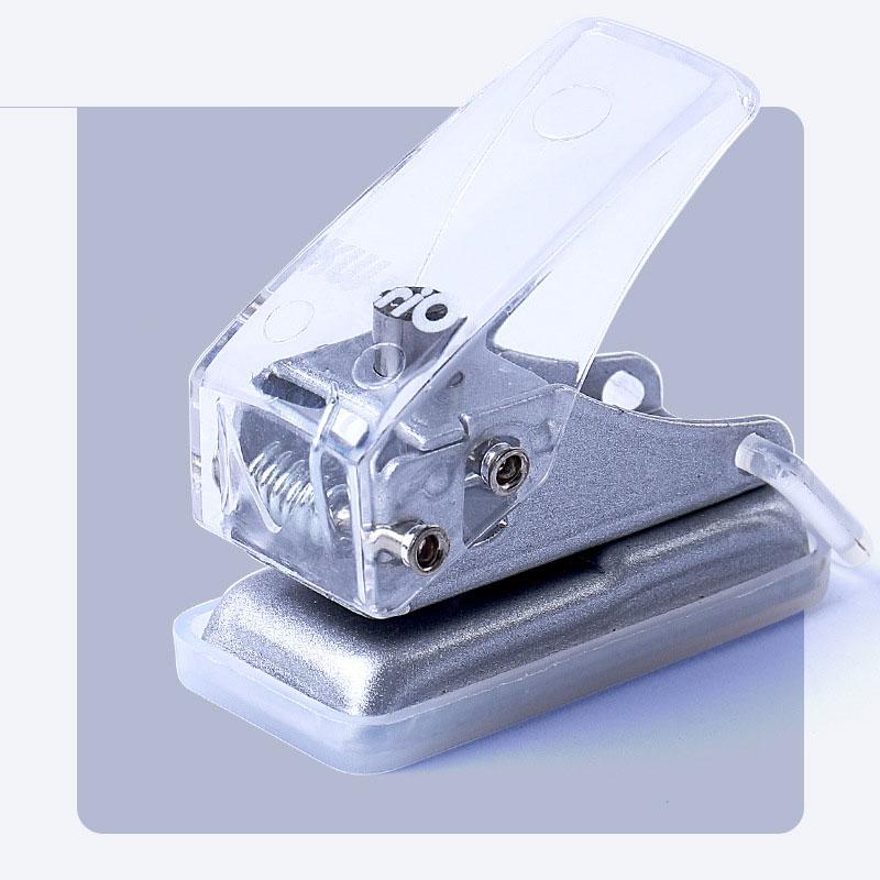 Cute Mini Single Hole Shape Punch For Planner Disc Ring DIY Paper Cutter Puncher Craft Machine Offices Stationery