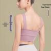 Красивый бюстгальтер для йоги: Ударопрочный, утепленный спортивный жилет для бега и фитнеса