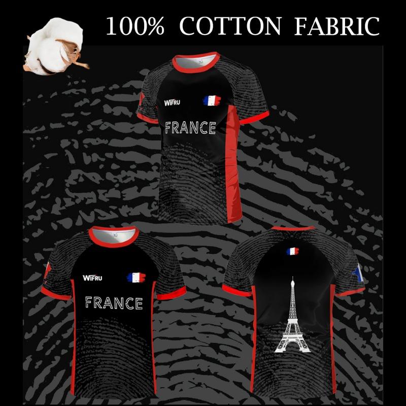 Португалия Мужская уличная одежда Футбол 3D-принт Быстросохнущая Дышащая Парные футболки для семейного образа Мужская/Женская Футболка с коротким рукавом