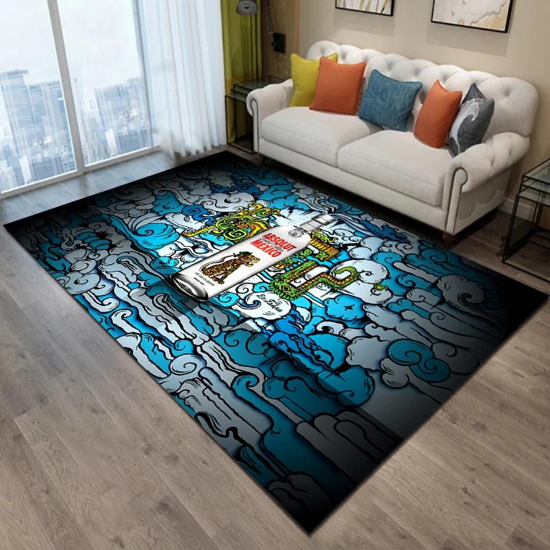 Absolut-Vodka Printing Carpet Living Room Bedroom Rugs of Photography Prop Photo Birthday Gift Carpets for Bed Room Alfombras