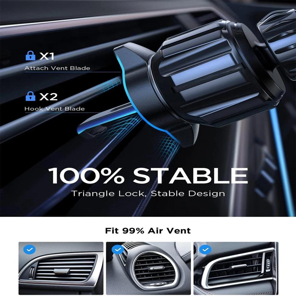 Держатель для телефона Magsafe в автомобиль, Мощный магнетизм, Премиальное качество, Управление одной рукой, Металлический крючок, Магнитное крепление для телефона в автомобиль