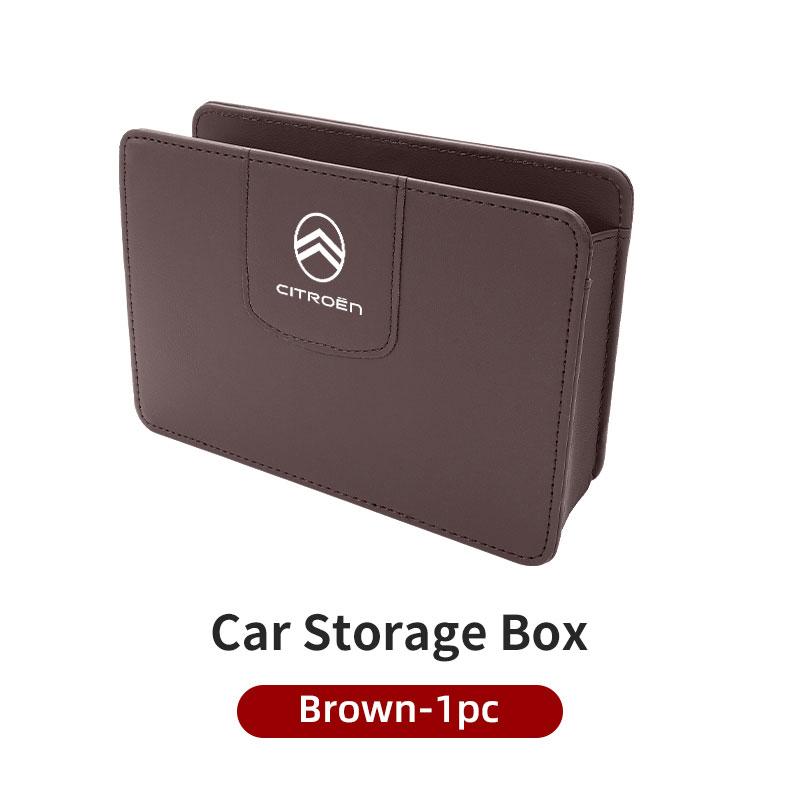 Car Side Seat Door Pocket Pouch Cell Phone Sunglasses Holder For Citroen C5 C1 C2 C6 C4L DS3 DS4 DS5 C-Elysee Grand Berlingo