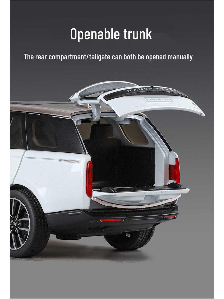 (в штучной упаковке) 1:32 Модель игрушечного внедорожника Land Rover Range Rover SV2022 из сплава.