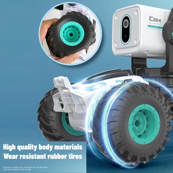 Машинка с дистанционным управлением и видеокамерой в реальном времени 720P для детей, внедорожный грузовик, фотография, игрушка для малышей, мальчиков, подарок на день рождения, Рождество