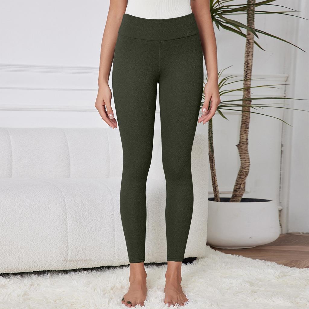 Женские утепленные леггинсы-основа с флисовой подкладкой