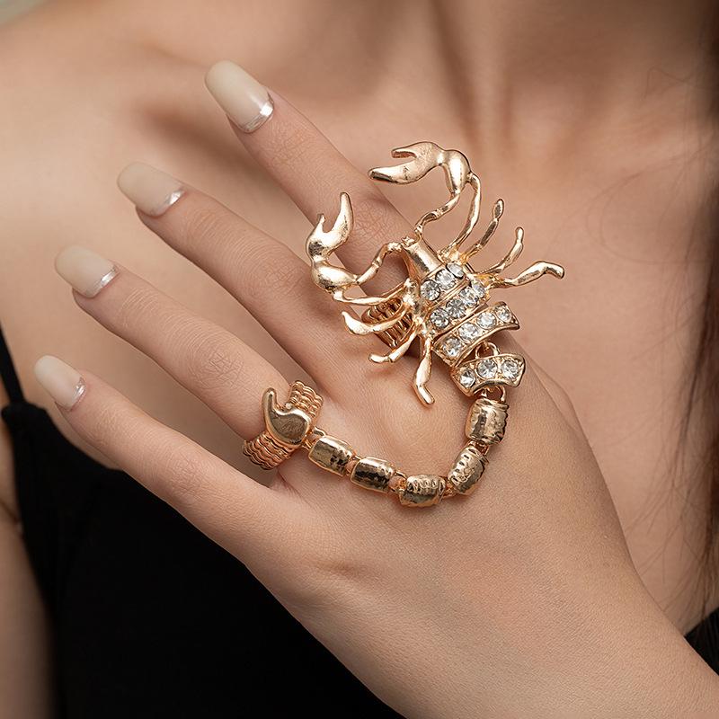 Cross-Border Rhinestone Scorpion Bracelet & Snake Armlet/Anklet Body Chain